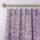 Leaves Room Darkening Back Tabs Blackout Curtain Panels, Set of 2