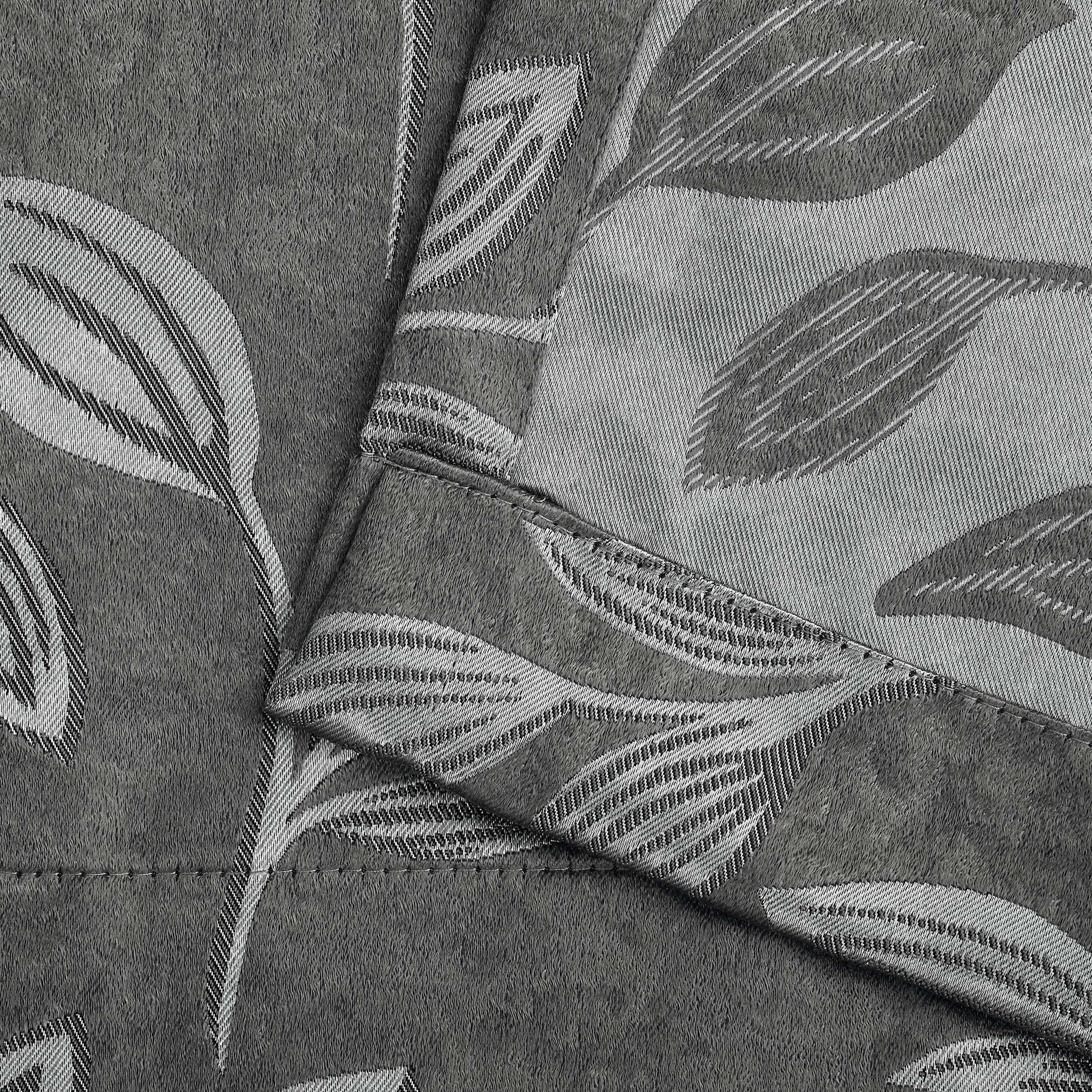 Leaves Room Darkening Blackout Curtain Panel Sets 4 Pieces