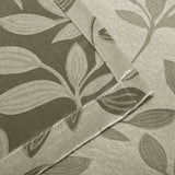 Leaves Room Darkening Blackout Curtain Panel Sets 4 Pieces