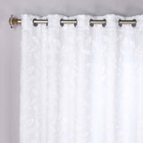 Leaves Room Darkening Grommet Blackout Curtain Panels, Set of 2