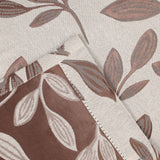 Leaves Room Darkening Washable Blackout Curtain Panels, Set of 2