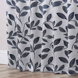 Leaves Room Darkening Washable Blackout Curtain Panels, Set of 2