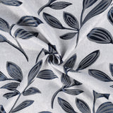 Leaves Room Darkening Washable Blackout Curtain Panels, Set of 2