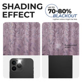 Leaves Room Darkening Washable Blackout Curtain Panels, Set of 2