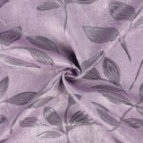 Leaves Room Darkening Washable Blackout Curtain Panels, Set of 2