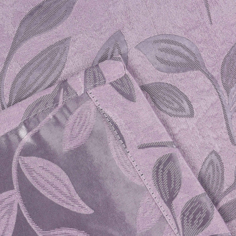 Leaves Room Darkening Washable Blackout Curtain Panels, Set of 2