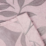 Leaves Room Darkening Washable Blackout Curtain Panels, Set of 2