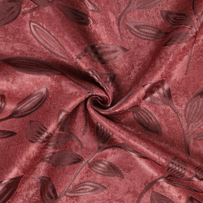 Leaves Room Darkening Washable Blackout Curtain Panels, Set of 2