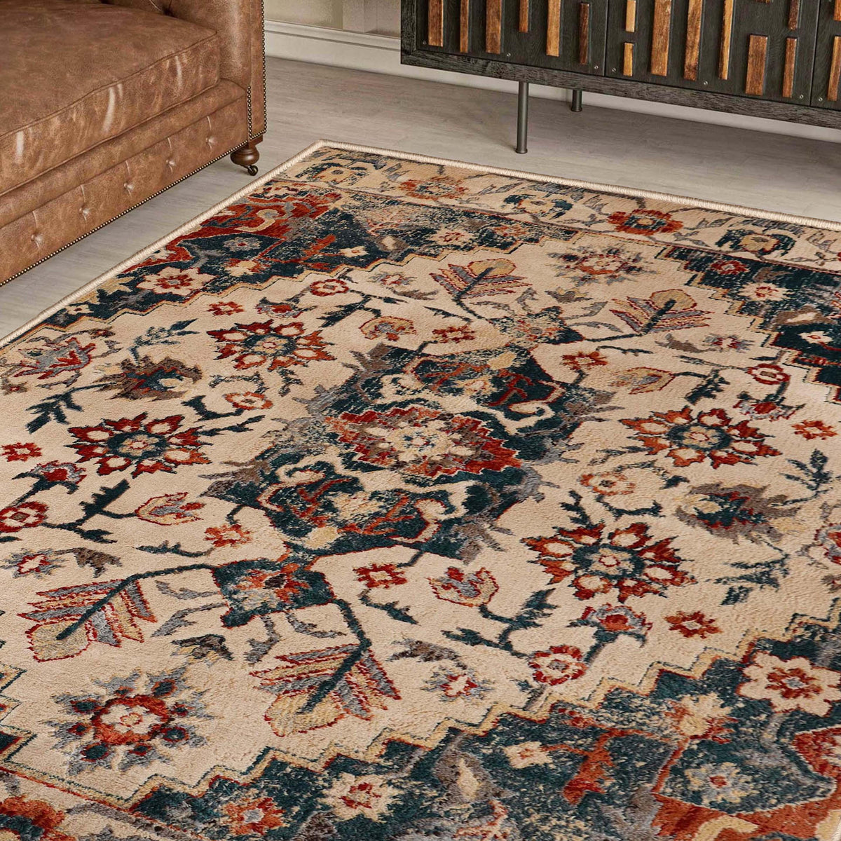 Leena Tribal Medallion Traditional Indoor Area Rugs or Runner Rug