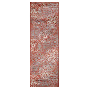 Leigh Traditional Floral Scroll Indoor Area Rug or Runner Rug Or Door Mat