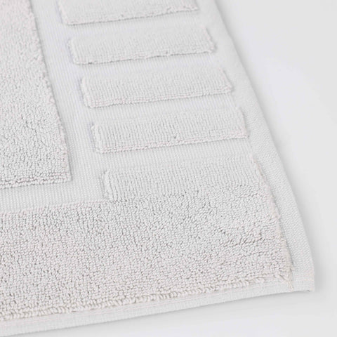 Leo Cotton Modern Absorbent Heavy Washable Bath Mat Set of 2