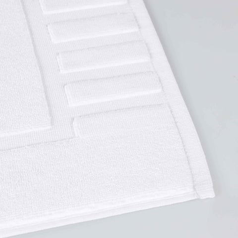 Leo Cotton Modern Absorbent Heavy Washable Bath Mat Set of 2