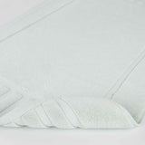 Leo Cotton Solid Modern Absorbent Heavy Washable Bath Mat Set of 2