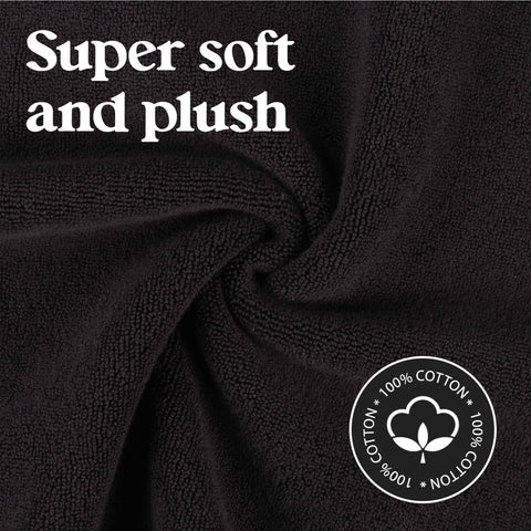 Leo Cotton Modern Absorbent Heavy Washable Bath Mat Set of 2