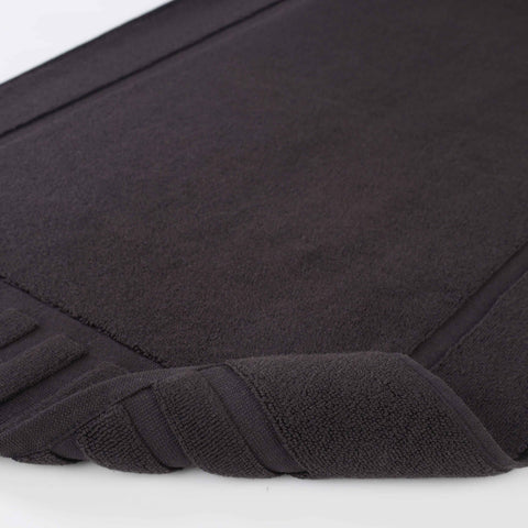 Leo Cotton Modern Absorbent Heavy Washable Bath Mat Set of 2
