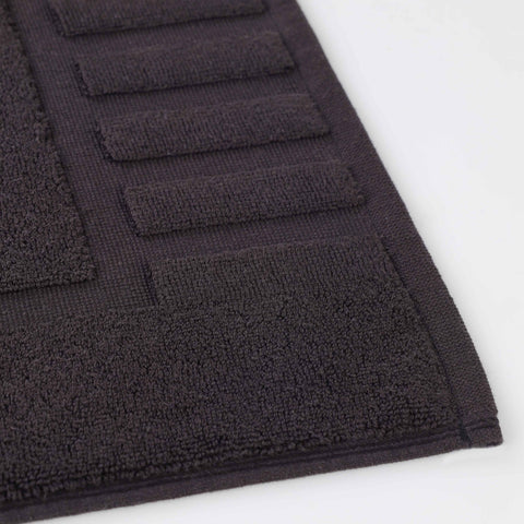 Leo Cotton Modern Absorbent Heavy Washable Bath Mat Set of 2