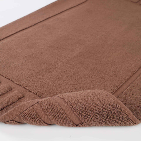 Leo Cotton Modern Absorbent Heavy Washable Bath Mat Set of 2