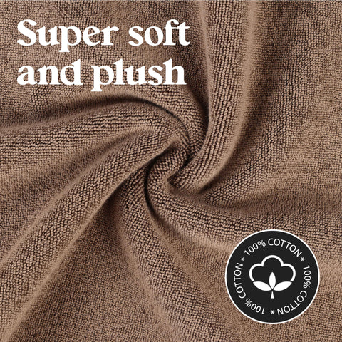 Leo Cotton Modern Absorbent Heavy Washable Bath Mat Set of 2
