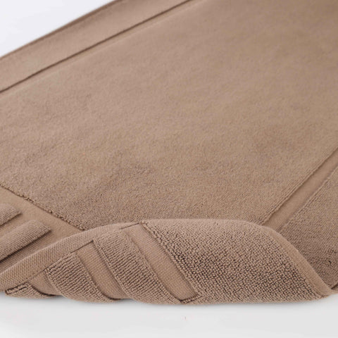 Leo Cotton Modern Absorbent Heavy Washable Bath Mat Set of 2