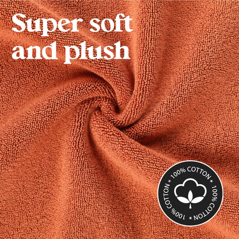 Leo Cotton Modern Absorbent Heavy Washable Bath Mat Set of 2
