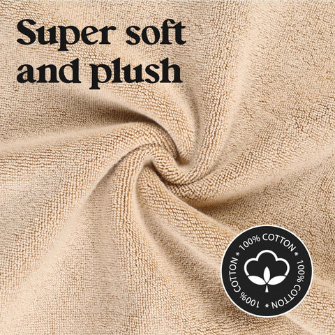 Leo Cotton Modern Absorbent Heavy Washable Bath Mat Set of 2