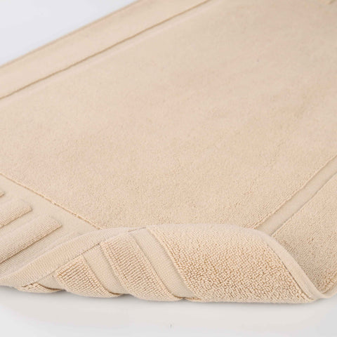 Leo Cotton Modern Absorbent Heavy Washable Bath Mat Set of 2