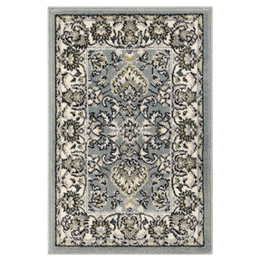 Lille Traditional Elegant Floral Textured Indoor Area Rug