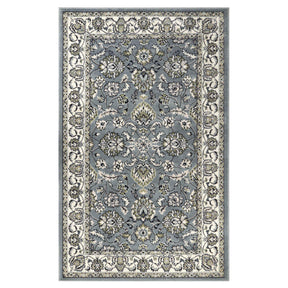Lille Traditional Elegant Floral Textured Indoor Area Rug