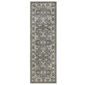 Lille Traditional Elegant Floral Textured Indoor Area Rug