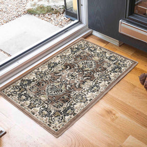 Lille Traditional Elegant Floral Textured Indoor Area Rug