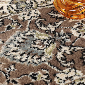 Lille Traditional Elegant Floral Textured Indoor Area Rug