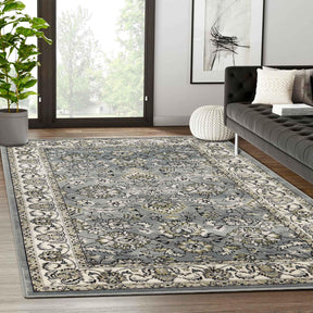Lille Traditional Elegant Floral Textured Indoor Area Rug