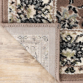 Lille Traditional Elegant Floral Textured Indoor Area Rug