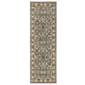 Lille Traditional Elegant Floral Textured Indoor Area Rug