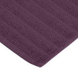 Eco-Friendly Cotton Textured Stripes Bath Mat Set of 2