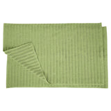 Eco-Friendly Cotton Textured Stripes Bath Mat Set of 2