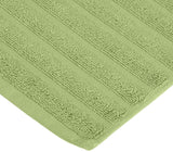 Eco-Friendly Cotton Textured Stripes Bath Mat Set of 2