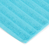 Eco-Friendly Cotton Textured Stripes Bath Mat Set of 2