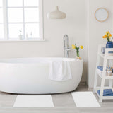 Lined 100% Cotton 1000 GSM 2-Piece Bath Mat Set