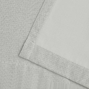 Linen Pattern Washable Room Darkening Blackout Curtains Set 26" - 8 Pieces