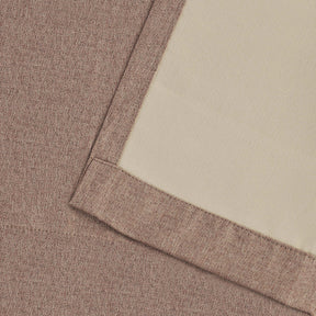 Linen Pattern Washable Room Darkening Blackout Curtains Set 26" - 8 Pieces