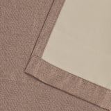 Linen Pattern Washable Room Darkening Blackout Curtains Set 26" - 4 Pieces