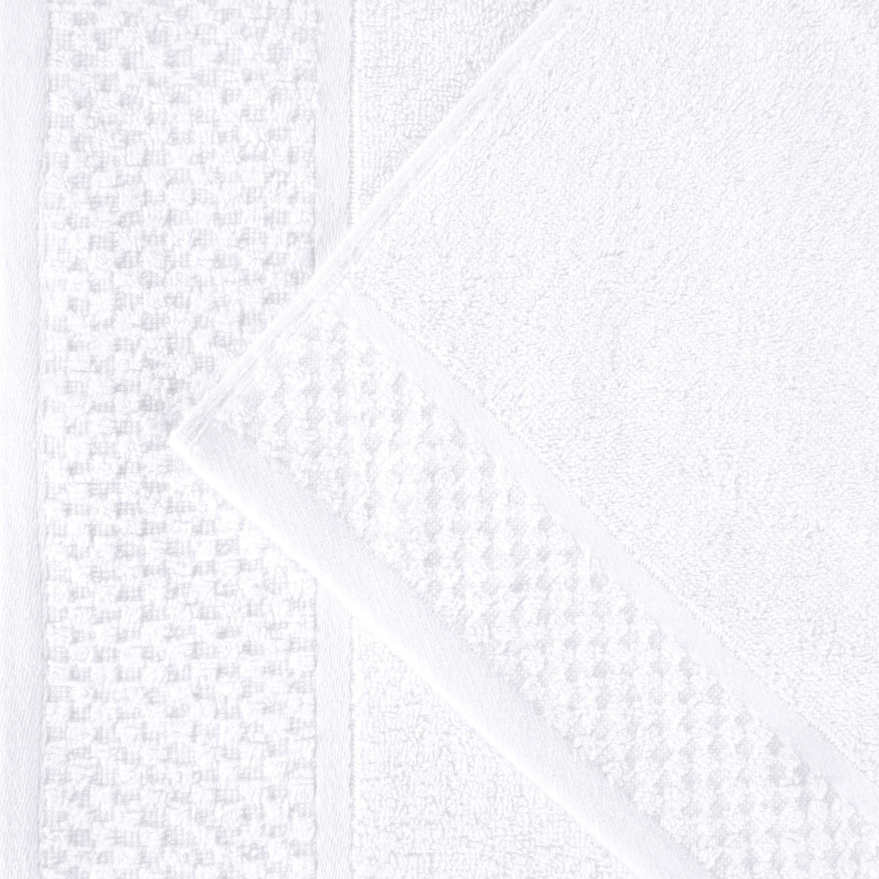 Lodie Cotton Jacquard Solid and Two-Toned 12 Piece Assorted Towel Set