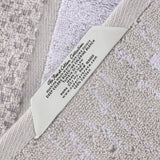 Lodie Cotton Jacquard Solid and Two-Toned 8 Piece Assorted Towel Set