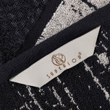 Lodie Cotton Jacquard Solid and Two-Toned Bath Sheet Set of 2