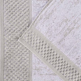 Lodie Cotton Jacquard Solid and Two-Toned Bath Towel Set of 4