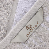 Lodie Cotton Jacquard Solid and Two-Toned Bath Towel Set of 4