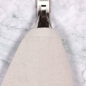 Lodie Cotton Jacquard Solid and Two-Toned Face Towel Washcloth Set of 12