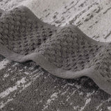 Lodie Cotton Jacquard Solid and Two-Toned Face Towel Washcloth Set of 12