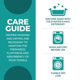 Lodie Cotton Plush Absorbent Jacquard Solid 3 Piece Assorted Towel Set